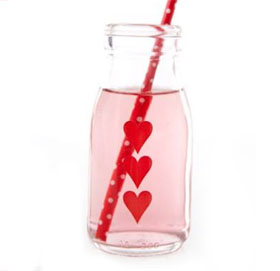 Traditional Glass - Milk love bottle