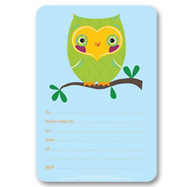 Owl - Write-in Invitations