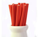 Paper Straws - Solid red